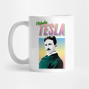 Nikola Tesla Graphic Design 90s Style Hipster Statement Tee Mug